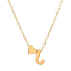 Love 26 English Alphabet Simple Alloy Necklace-Bijou Crush