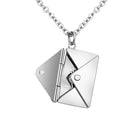 Fashion Envelope Stainless Steel Titanium Plating Pendant Necklace-Bijou Crush