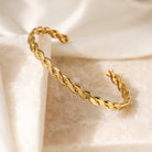 Simple Style Commute Geometric 304 Stainless Steel Cuff Bracelets-Bijou Crush