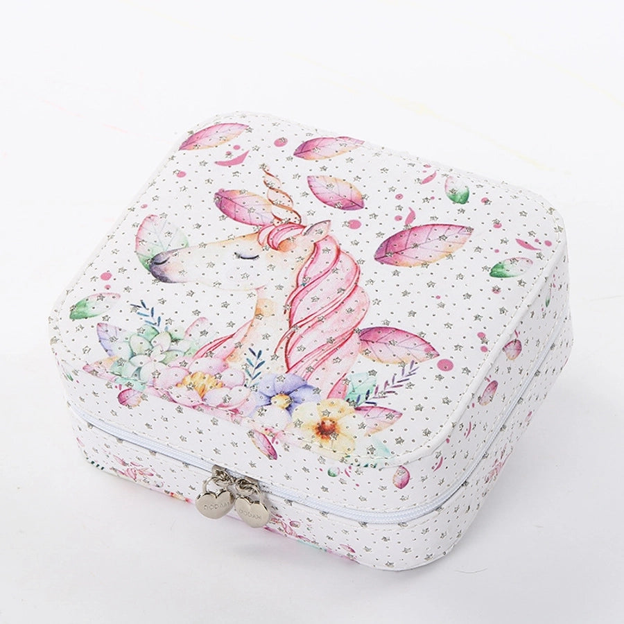 Double-Layer Jewelry Storage Box Simple Earrings Hairpin Necklace Compartment Storage Box Jewelry-Bijou Crush