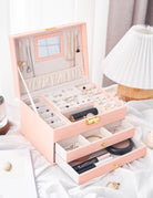 Three-layer Drawer Multi-function Storage Jewelry Box-Bijou Crush