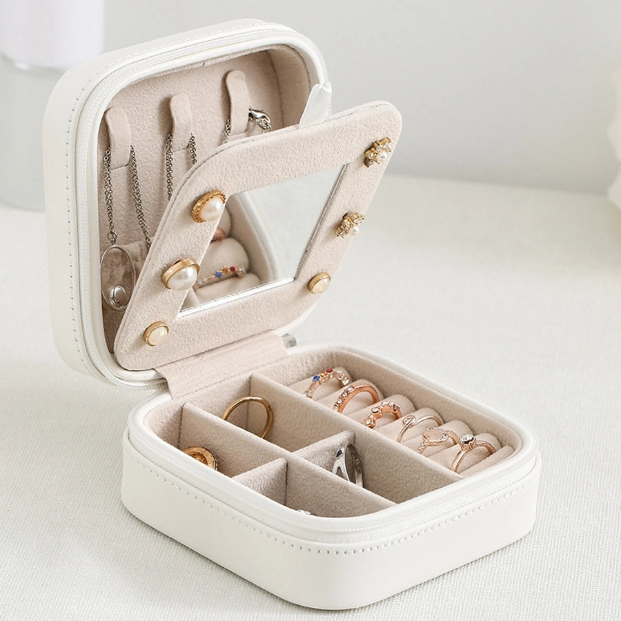 Fashion Solid Color PU Leather Jewelry Boxes-Bijou Crush
