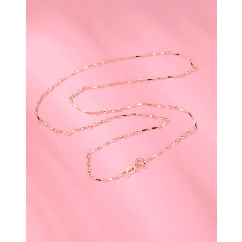 925 Sterling Silver Cable Chain Box Chain Solid Color Necklace-Bijou Crush