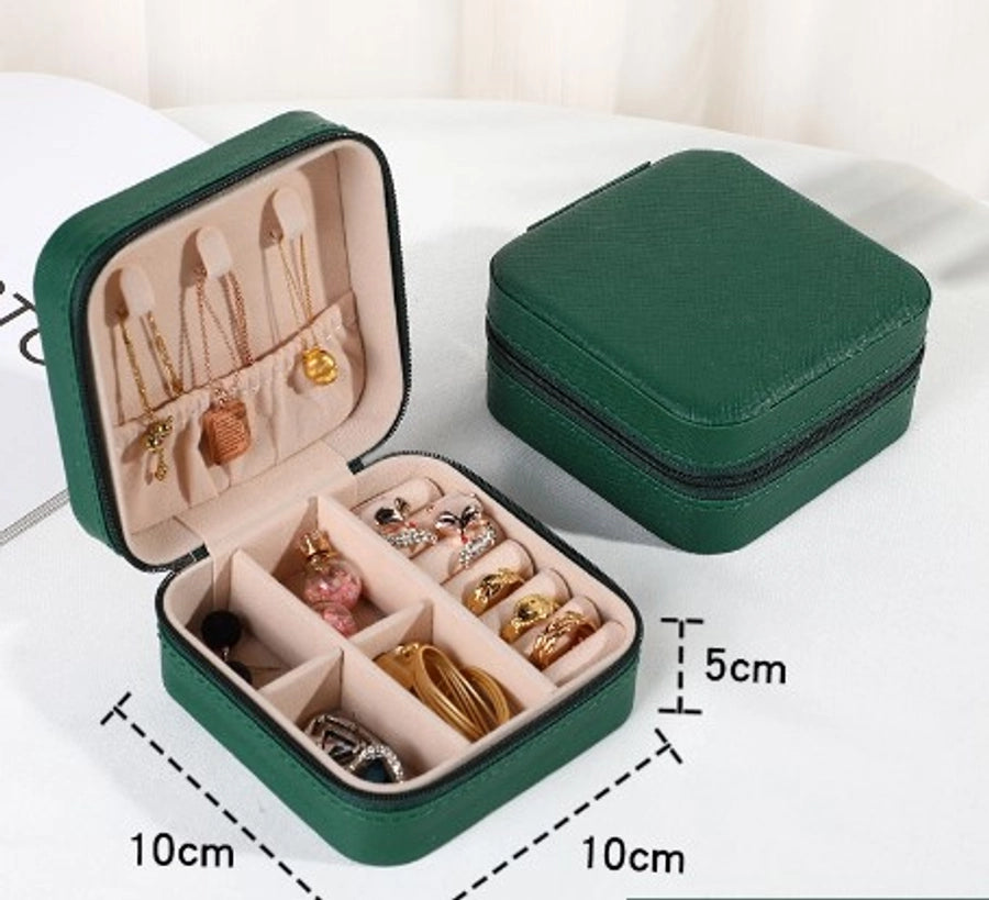 Simple Style Solid Color Leather Jewelry Boxes-Bijou Crush