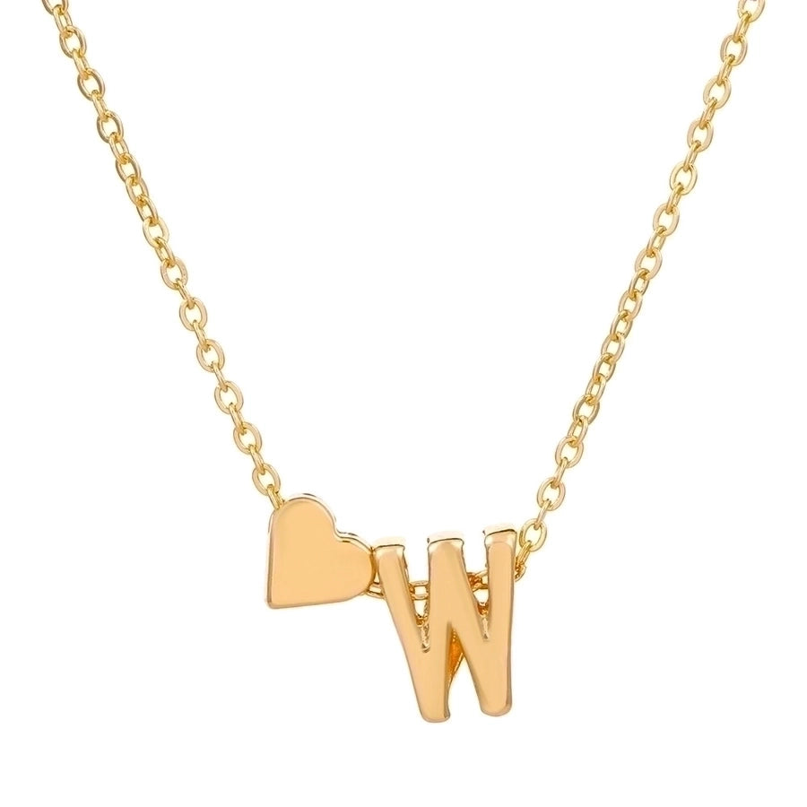 Love 26 English Alphabet Simple Alloy Necklace-Bijou Crush