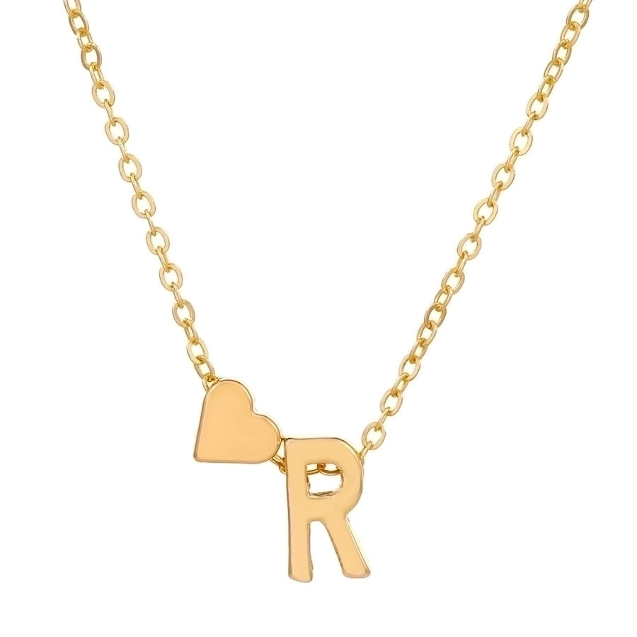 Love 26 English Alphabet Simple Alloy Necklace-Bijou Crush