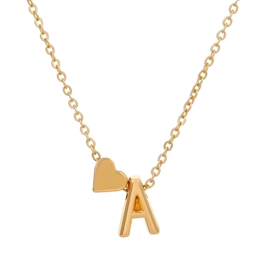 Love 26 English Alphabet Simple Alloy Necklace-Bijou Crush