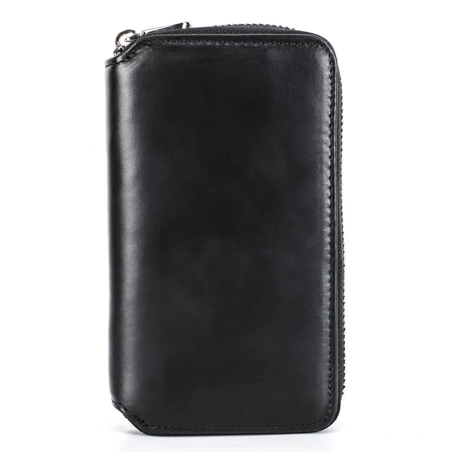 Men's Retro Solid Color Cowhide Watch Case-Bijou Crush