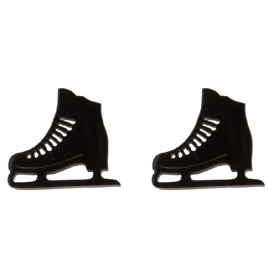 Fashion Letter Skates Ball Stainless Steel Plating Ear Studs-Bijou Crush