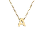 Letter Stainless Steel Titanium Plating Necklace-Bijou Crush