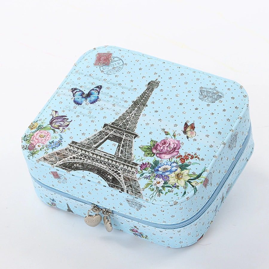 Double-Layer Jewelry Storage Box Simple Earrings Hairpin Necklace Compartment Storage Box Jewelry-Bijou Crush