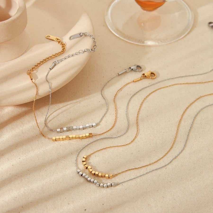 Golden Glow & Silver Shine – 18K Gold-Plated and Stainless Steel-Bijou Crush