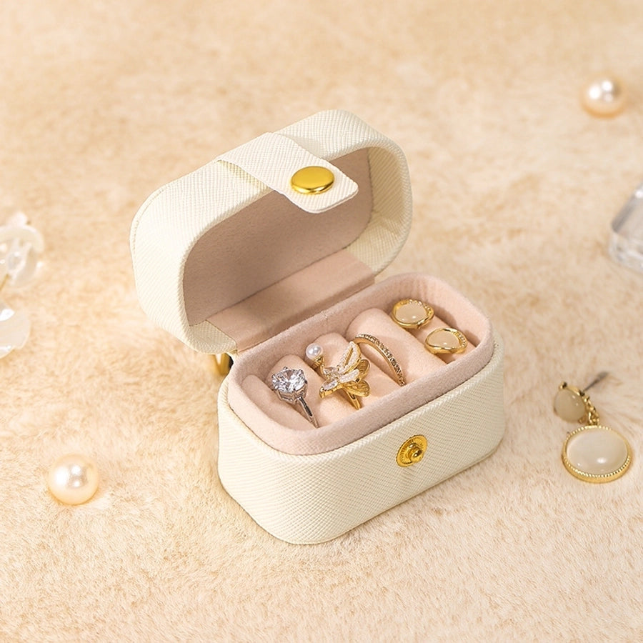 1 Piece Pu Leather Casual Solid Color Jewelry Boxes-Bijou Crush