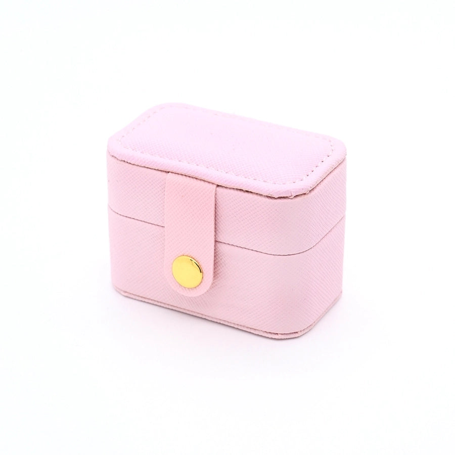 Chill Vibes Jewelry Box – Handmade PU Square for Travel & Daily Style-Bijou Crush