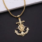 Simple Style Anchor Copper Polishing Plating Zircon-Bijou Crush