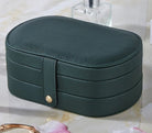 Retro Solid Color Pu Leather Jewelry Boxes-Bijou Crush