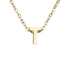 Letter Stainless Steel Titanium Plating Necklace-Bijou Crush