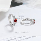 Dainty Rose Gold & White Gold Zircon Stud Earrings – Sweet & Simple Vibes-Bijou Crush
