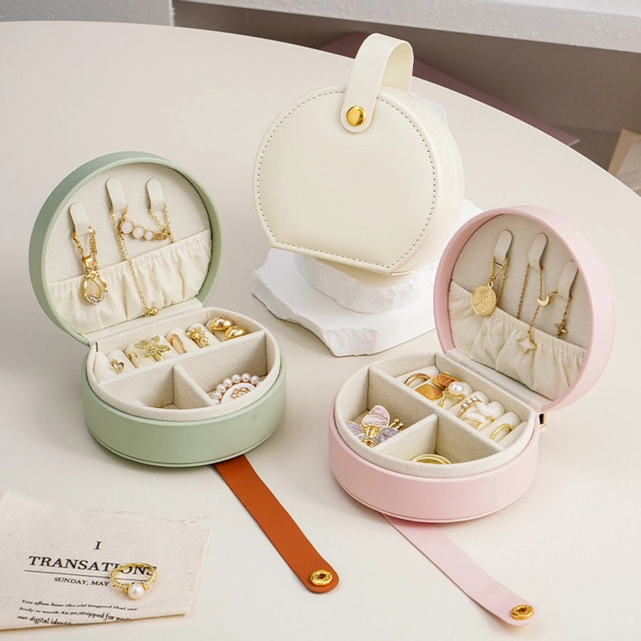 1 Piece Pu Leather Casual Solid Color Jewelry Boxes-Bijou Crush