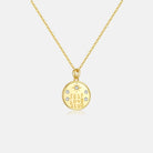 Personalized Vibes 925 Sterling Silver Zircon Inlay Letter Pendant Necklace-Bijou Crush