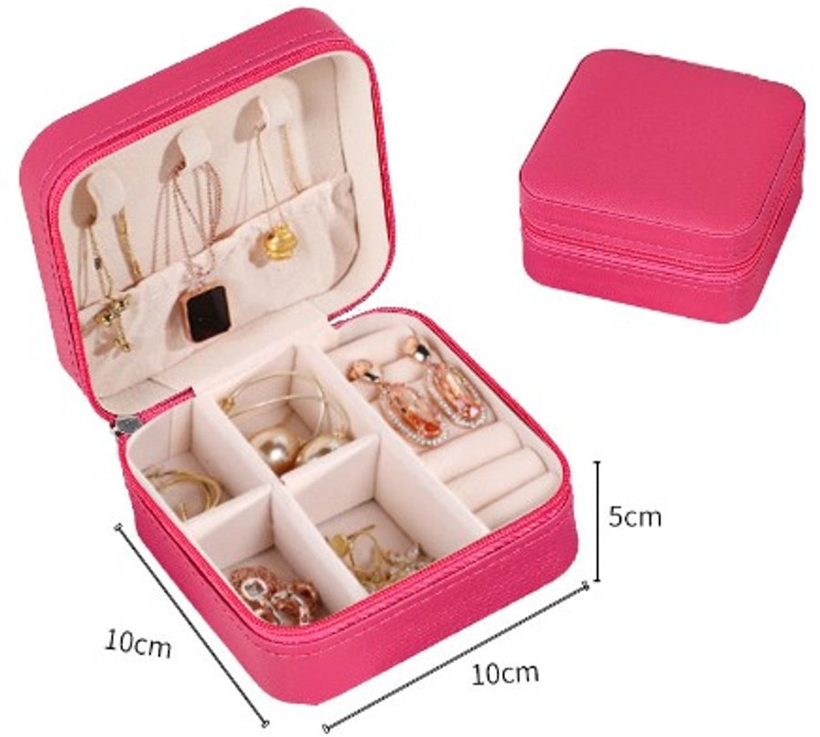 Simple Style Solid Color Leather Jewelry Boxes-Bijou Crush