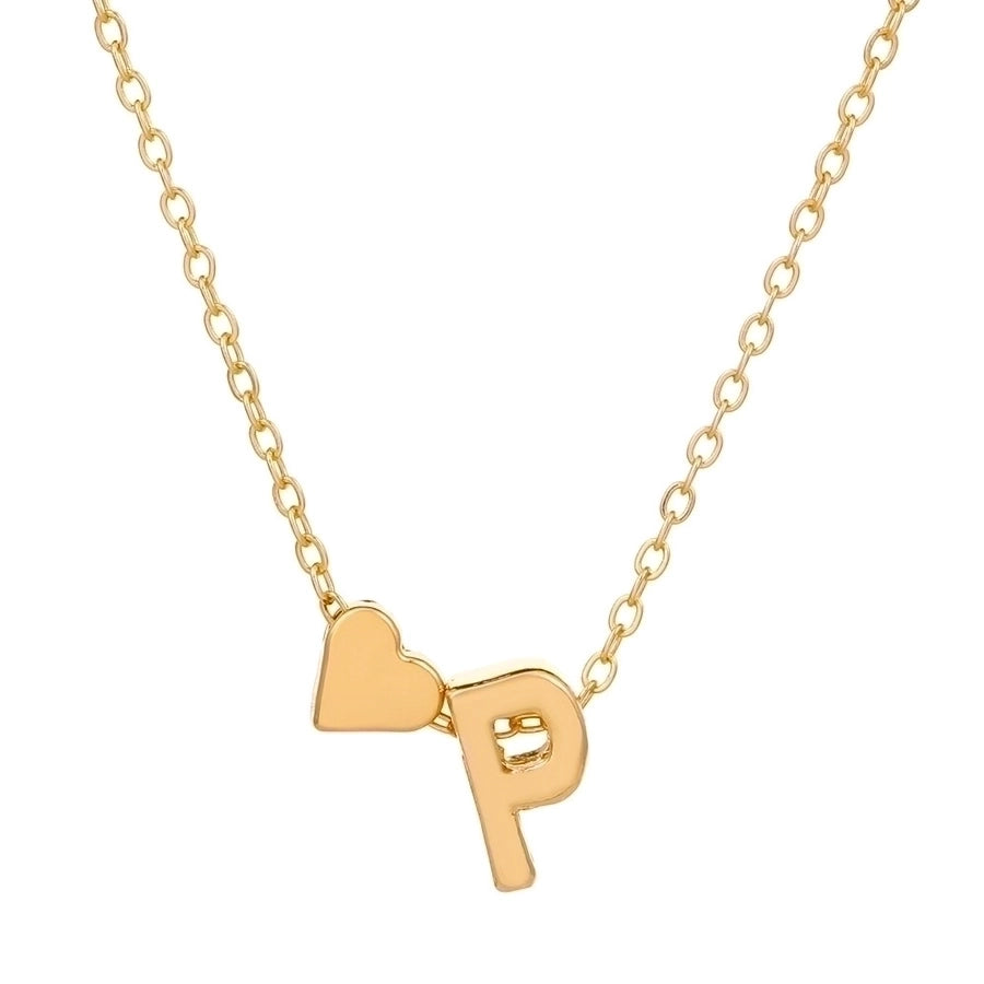 Love 26 English Alphabet Simple Alloy Necklace-Bijou Crush