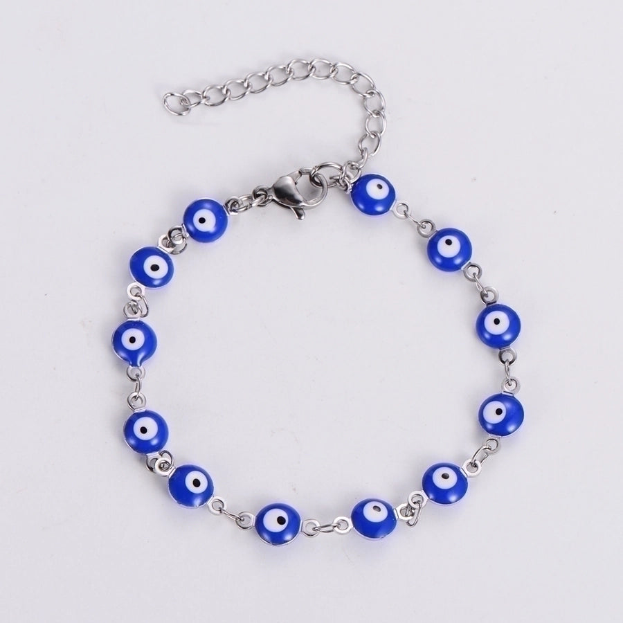 Ethnic Style Devil's Eye 304 Stainless Steel 18K Gold Plated No Inlaid Bracelets-Bijou Crush