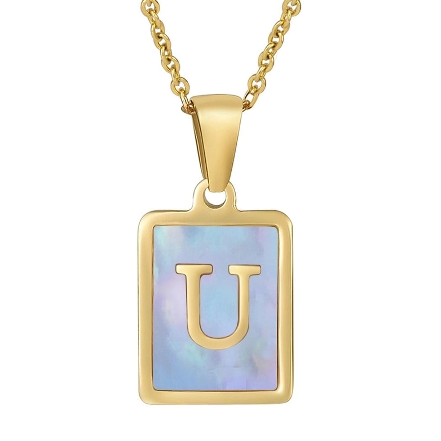 Fashion Letter Titanium Steel Necklace-Bijou Crush