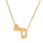 Love 26 English Alphabet Simple Alloy Necklace-Bijou Crush