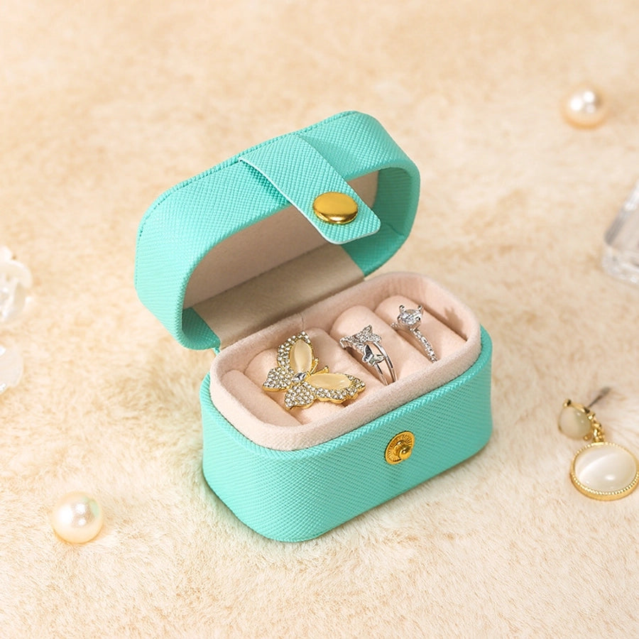 1 Piece Pu Leather Casual Solid Color Jewelry Boxes-Bijou Crush