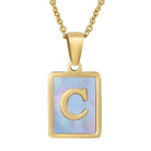 Fashion Letter Titanium Steel Necklace-Bijou Crush