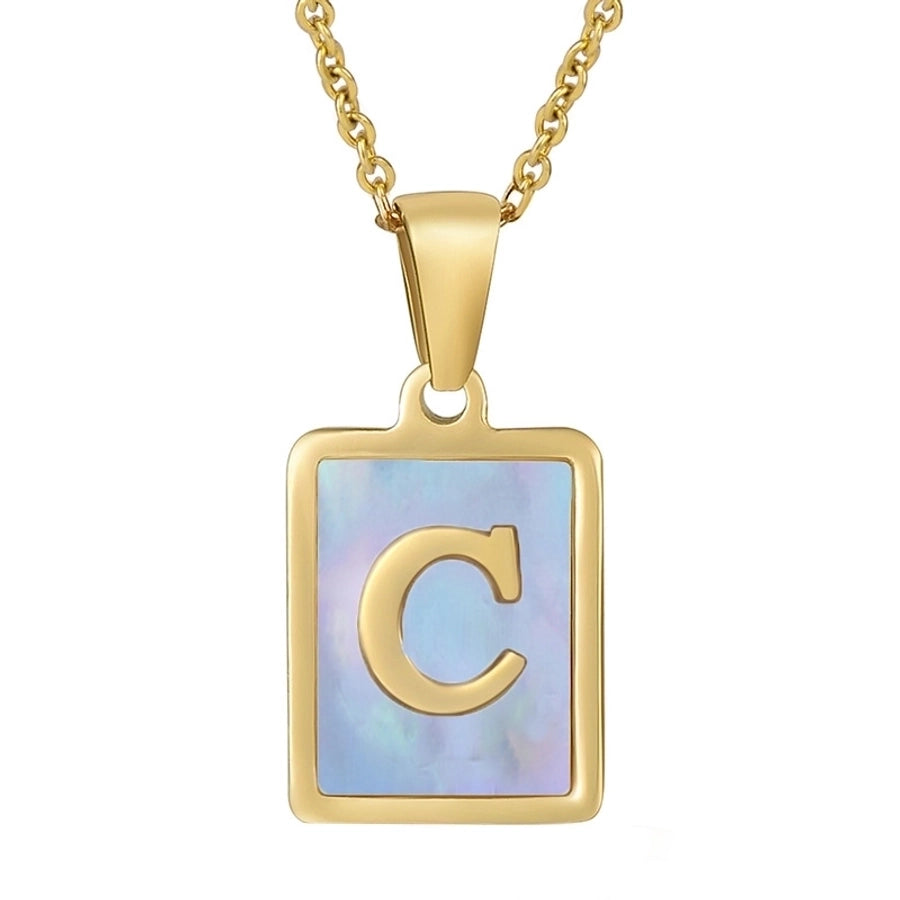 Fashion Letter Titanium Steel Necklace-Bijou Crush
