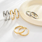 Elegant Geometric Zircon Earrings – Timelessly Chic-Bijou Crush