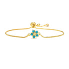 Fashion Flower Copper Zircon Bracelets-Bijou Crush