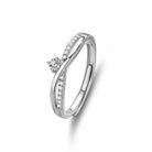 Eternal Grace Zircon Cross Infinity Ring-Bijou Crush
