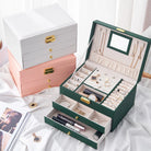 Three-layer Drawer Multi-function Storage Jewelry Box-Bijou Crush