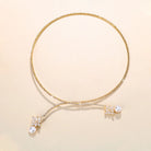 Geometric Bloom Choker – Elegant Rhinestones with Alloy Shine-Bijou Crush
