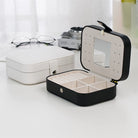 Simple Style Solid Color Leather PU Jewelry Boxes-Bijou Crush