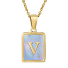 Fashion Letter Titanium Steel Necklace-Bijou Crush