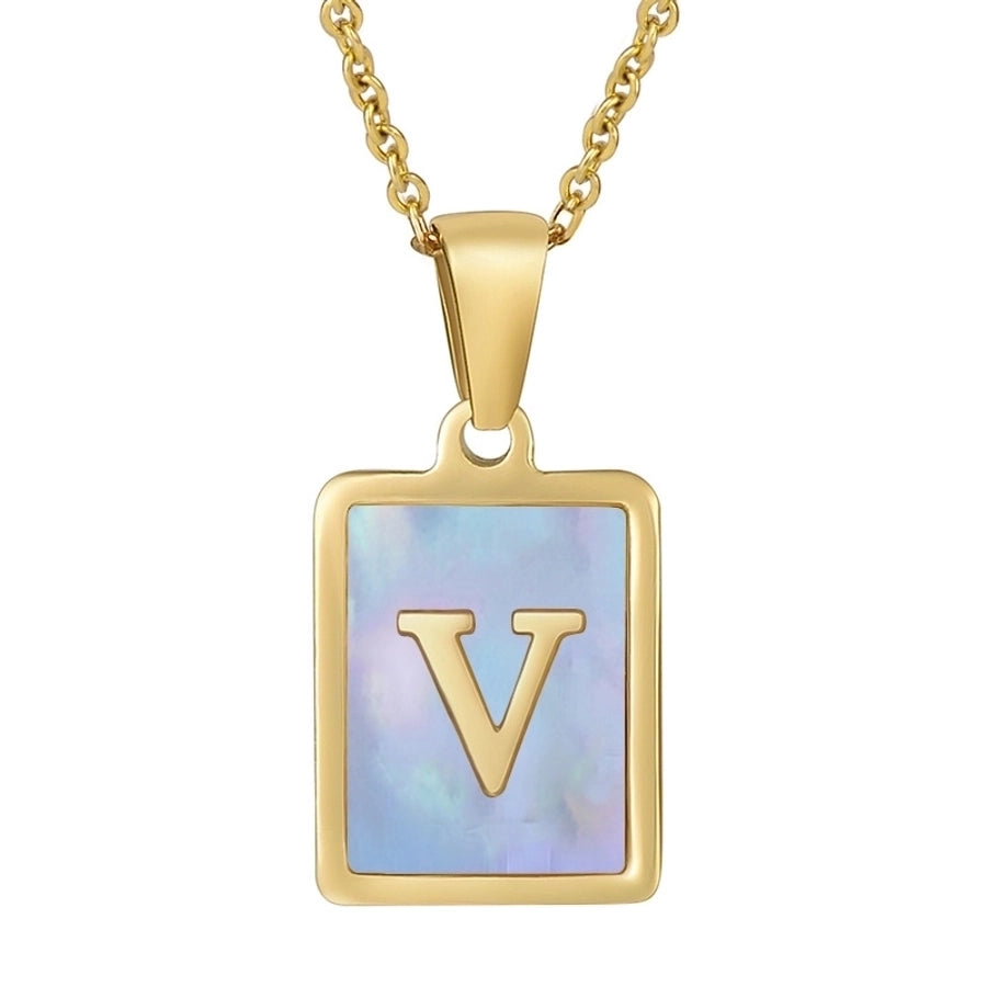 Fashion Letter Titanium Steel Necklace-Bijou Crush