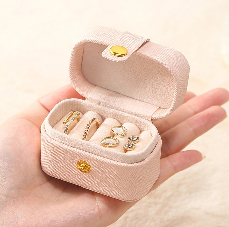1 Piece Pu Leather Casual Solid Color Jewelry Boxes-Bijou Crush