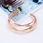 Retro Simple Style Solid Color Iron Women's Bangle Bracelet-Bijou Crush
