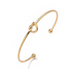 Solid Color 304 Stainless Steel Cuff Knot Bracelets In Bulk Stainless Steel Bracelets-Bijou Crush