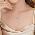 Pentagram Charm Cable Chain Necklace-Bijou Crush