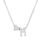 Love 26 English Alphabet Simple Alloy Necklace-Bijou Crush