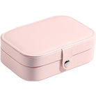 Retro Solid Color Leather Jewelry Box-Bijou Crush
