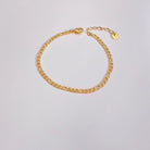 Minimalist Shine: Geometric Gold-Plated Bracelet-Bijou Crush