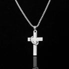 Cross Titanium Steel Patchwork Men's Necklace-Bijou Crush