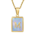 Fashion Letter Titanium Steel Necklace-Bijou Crush