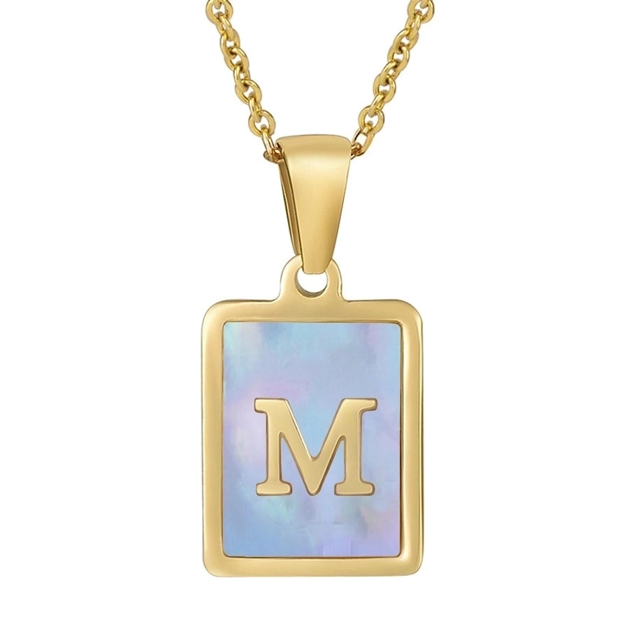 Fashion Letter Titanium Steel Necklace-Bijou Crush